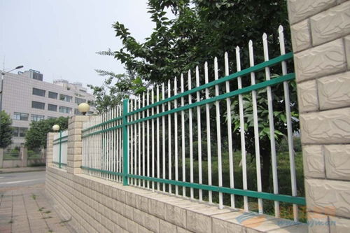 浦江镀锌喷塑工厂厂区围墙锌钢护栏